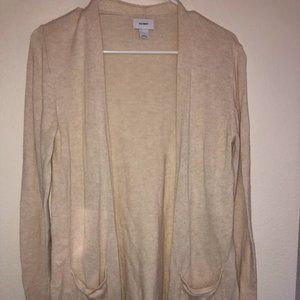 Cream colored cardigan